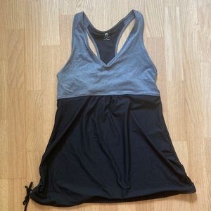 Black and Gray Champion Maternity Tank Top